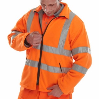 Beeswift CARFOR Carnoustie Fleece Jacket RIS-3279-TOM Orange